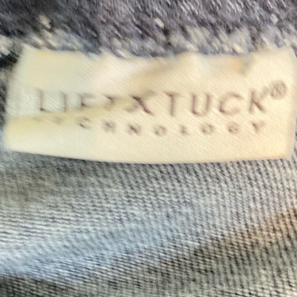 NYDJ dark Wash pull on cropped stretch denim high waisted 12 inch rise jeans 22W - Picture 6 of 7